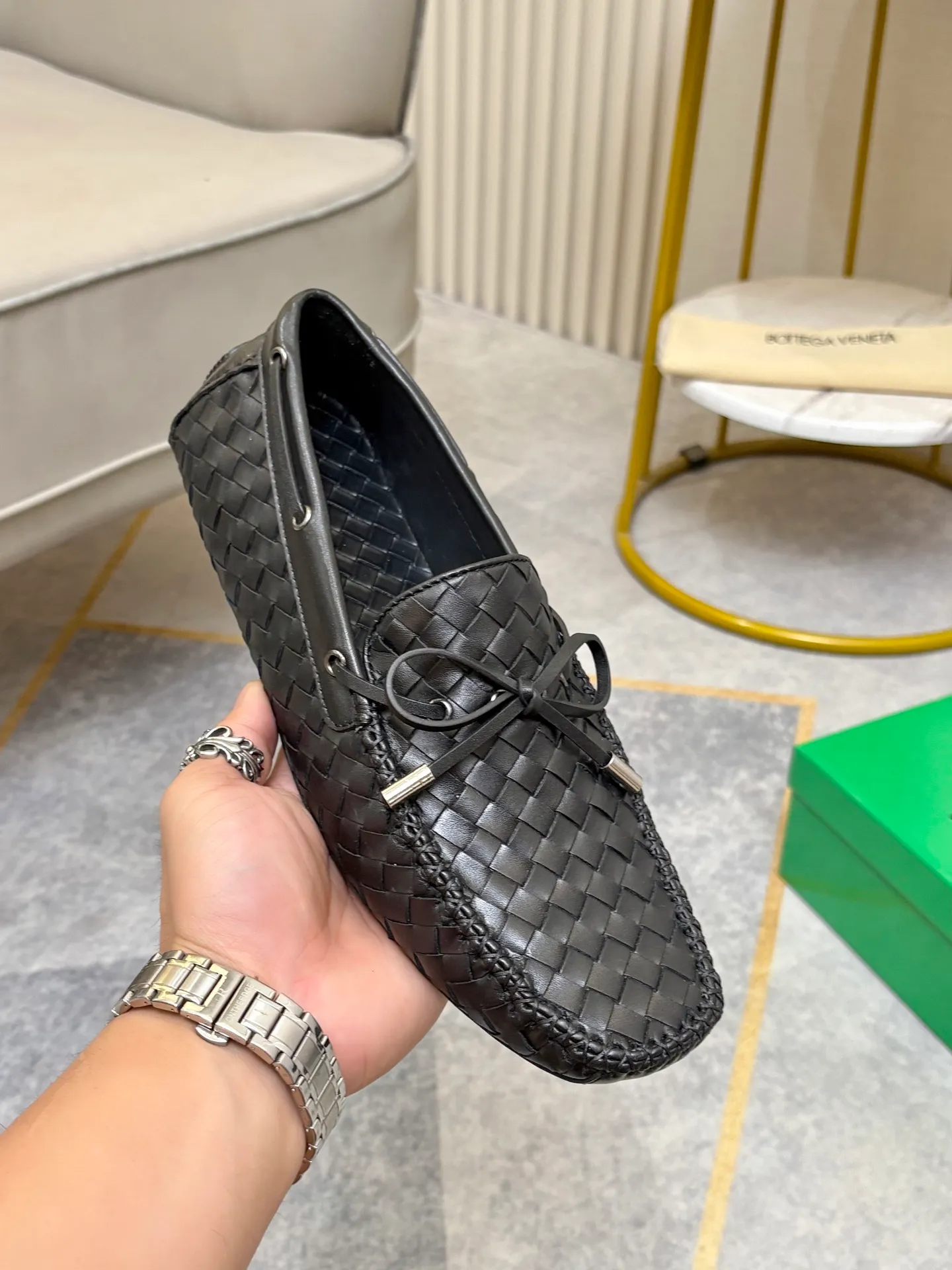 P420💰 (Niu Li + Niu Pad) [BV] The latest hot style‼ ️Casual men's shoes, uppers imported first-layer cowhide ➕Full imported cowhide lining✔️Exquisite workmanship, excellent foot feel, special rubber soles✔️, cool and fashionable, the latest fashion, fashionable outsole, hurry up.  Code number: 38-44 (can be customized to 37.45, non-refundable)